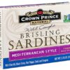 Comprar crown prince natural brisling sardines mediterranean style -- 3. 75 oz preço no brasil food & beverages sardines seafood suplementos em oferta suplemento importado loja 1 online promoção -
