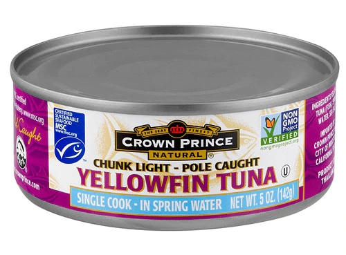 Atum Yellowfin em Água - Crown Prince 142g (5 oz)