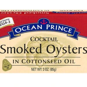 Comprar crown prince ocean prince® cocktail smoked oysters in cottonseed oil -- 3 oz preço no brasil food & beverages other seafood seafood suplementos em oferta suplemento importado loja 27 online promoção -