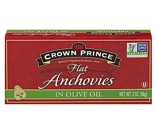 Anchovas em Azeite de Oliva Crown Prince Premium - 57g