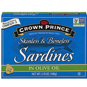 Comprar crown prince skinless & boneless sardines in olive oil -- 3. 75 oz preço no brasil food & beverages other seafood seafood suplementos em oferta suplemento importado loja 29 online promoção -