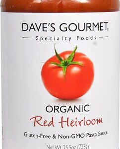 Molho de Tomate Orgânico Dave's Gourmet Red Heirloom - 753ml (25.5 fl oz)