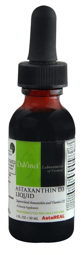 DaVinci Laboratories Astaxantina D3 Líquido 120ml - Poder Antioxidante e Imunidade