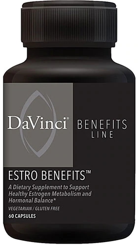 DaVinci Laboratories Estro Benefits 60 Cápsulas - Equilíbrio Hormonal Natural
