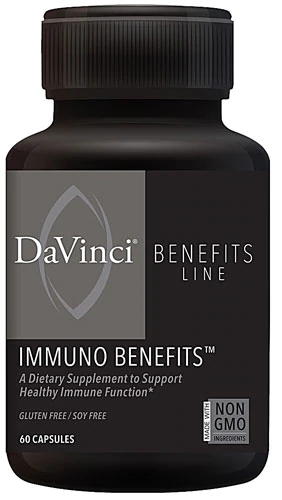 DaVinci Laboratories Immuno Benefits 60 Cápsulas - Suporte Imunológico Avançado