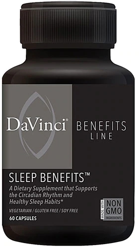 DaVinci Laboratories Sleep Benefits 60 Cápsulas - Sono Reparador e Bem-Estar