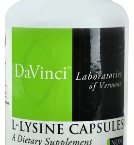 DaVinci Laboratories L-Lisina 500mg - 90 Cápsulas para Saúde Imunológica e Bem-Estar