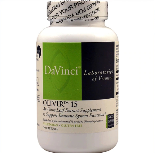 DaVinci Laboratories Olivir 75mg - 90 Cápsulas Vegetarianas de Extrato de Folha de Oliveira