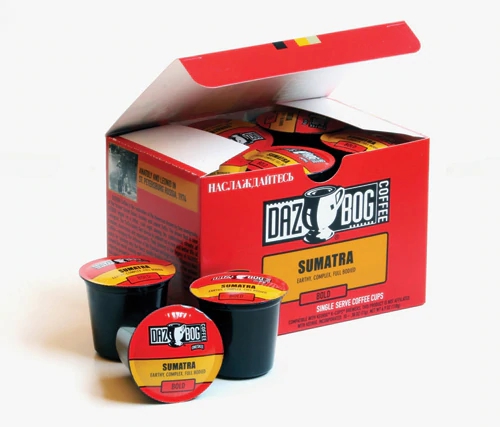 Café Dazbog Sumatra Bold 10 Cápsulas K-Cup 120g - Intensidade e Sabor Premium