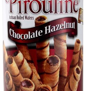 DeBeukelaer Pirouline Chocolate Hazelnut Wafer Rolls - 400g