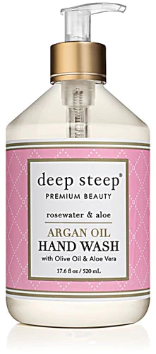 Sabonete Líquido Deep Steep com Óleo de Argan, Rosa Mosqueta e Aloe Vera – 520ml