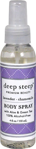 Deep Steep Body Spray Lavanda Camomila 118ml - Relaxamento e Bem-Estar