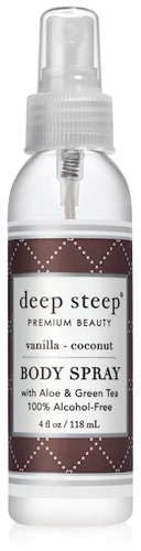 Deep Steep Body Spray Vanilla - Coconut -- 4 fl oz