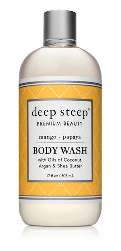 Sabonete Líquido Corporal Deep Steep Manga Papaia 492ml - Hidratação e Bem-Estar