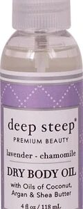 Óleo Corporal Seco Deep Steep Lavanda Camomila 118ml - Hidratação Intensa e Relaxamento Profundo