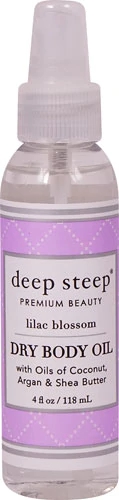Óleo Corporal Seco Deep Steep Lilás - 118ml: Hidratação Intensa e Perfume Floral