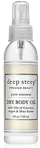 Óleo Corporal Seco Deep Steep Coco Puro 118ml - Hidratação Profunda e Nutrição Natural