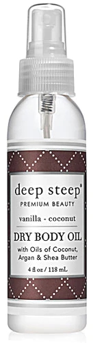 Óleo Corporal Seco Deep Steep Baunilha e Coco 118ml - Hidratação e Bem-Estar