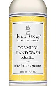 Comprar deep steep foaming hand wash refill grapefruit bergamot -- 16 fl oz preço no brasil bathroom products hand soap natural home suplementos em oferta suplemento importado loja 13 online promoção -