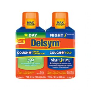 Comprar delsym day and night cough medicine -- 6 fl oz each / pack of 2 preço no brasil cold & flu cough medicine cabinet suplementos em oferta suplemento importado loja 43 online promoção -
