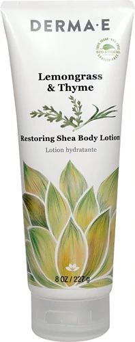 Loção Corporal Restauradora Derma E Manteiga de Karité Capim-limão e Tomilho - 227g