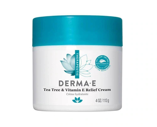 Creme Derma E Árvore do Chá e Vitamina E 113g - Alívio e Hidratação Profunda