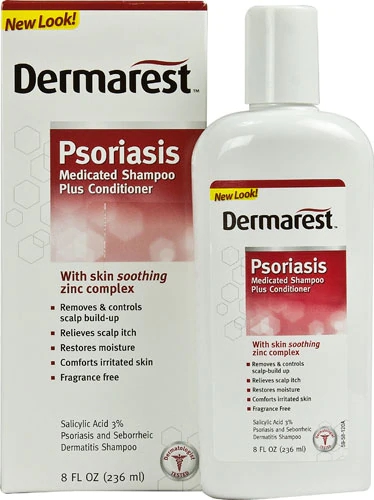 Shampoo e Condicionador Antipsoríase Dermarest 237ml - Controle da Descamação e Coceira