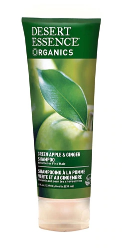 Shampoo Orgânico Maçã Verde e Gengibre Desert Essence 237ml - Limpeza e Vitalidade