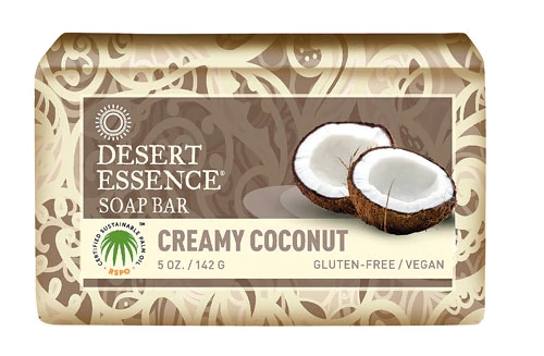 Sabonete em Barra Desert Essence Coco Cremoso 141g - Hidratação e Suavidade