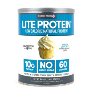 Designer Protein LITE® Natural Vanilla Cupcake - Whey Protein Isolado - 256g