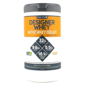 Whey Protein Isolado Native Chocolate Milkshake Designer Protein 839g