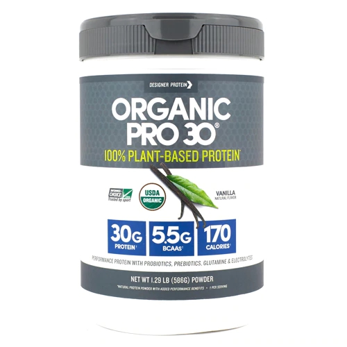 Designer Protein Organic Pro Baunilha 30g Proteína - 589g