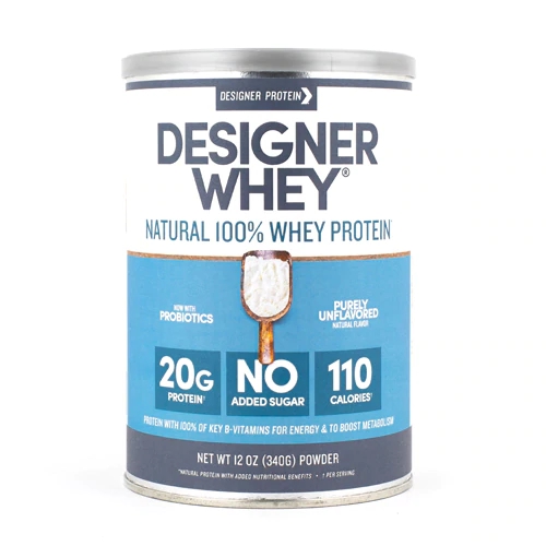 Whey Protein Isolado Designer Protein Premium Natural Sem Sabor 340g