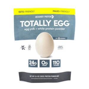 Designer Protein Totally Egg™ Classic Vanilla -- 12.4 oz
