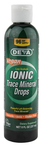 Deva Ionic Trace Mineral Drops 237ml - Minerais Essenciais para o Bem-Estar