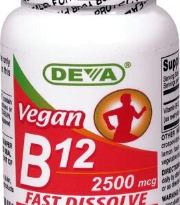 Deva Vegan B12 90 Tablets: Vitamina B12 Essencial para Vegetarianos e Veganos