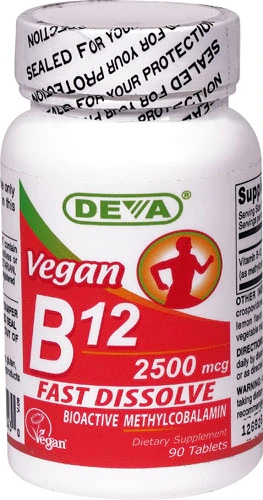 Deva Vegan B12 90 Tablets: Vitamina B12 Essencial para Vegetarianos e Veganos