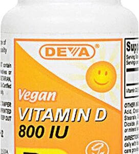 Vitamina D Deva Vegan 800 UI - 90 Comprimidos | Saúde Óssea e Imunidade