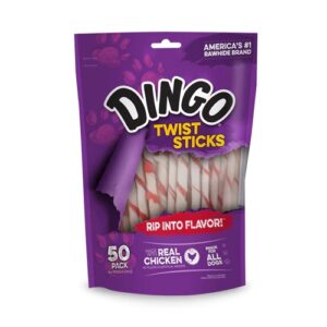 Comprar dingo rawhide twist sticks dog treats chicken -- 50 dog treats preço no brasil dog food & treats pet health suplementos em oferta wet food suplemento importado loja 35 online promoção -