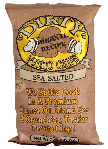 Batata Chips Original Recipe Sea Salt Dirty Potato Chips 57g - Crocância e Sabor Inesquecível