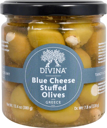 Azeitonas Divina Recheadas com Queijo Azul - 380g