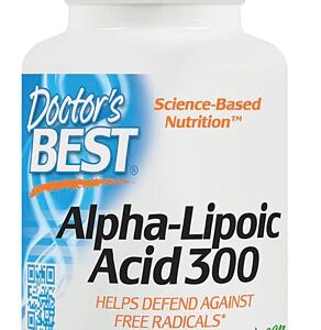 Ácido Alfa-Lipóico Doctor's Best 300mg - 180 Cápsulas Vegetais