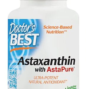 Doctor's Best Astaxantina AstaPure® 6mg - 30 Cápsulas Gelatinosas: Antioxidante Poderoso