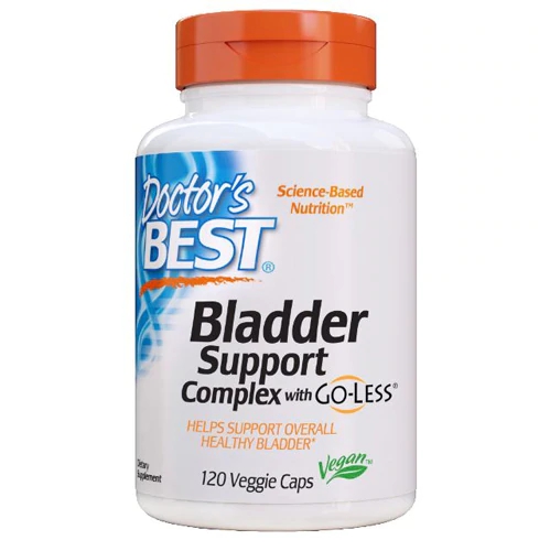 Doctor's Best Bladder Support Complex com Go-Less® - 120 Cápsulas Veggie