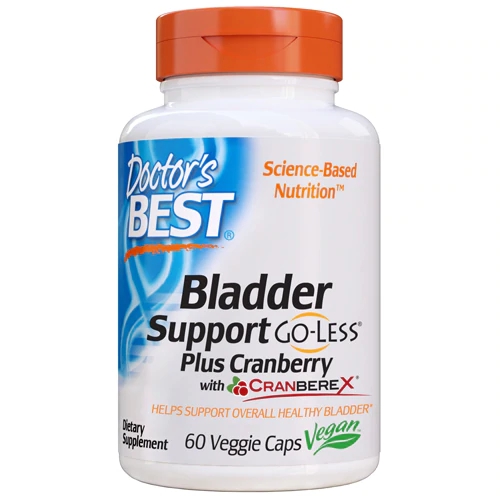 Doctor's Best Bladder Support com Cranberry - 60 Cápsulas Vegetais