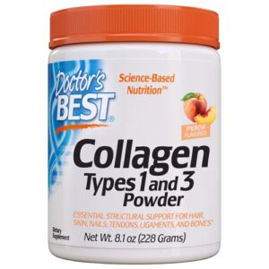 Comprar doctor's best collgaen types 1 and 3 powder peach -- 8. 1 oz preço no brasil collagen suplementos em oferta types 1 & 3 vitamins & supplements suplemento importado loja 19 online promoção -