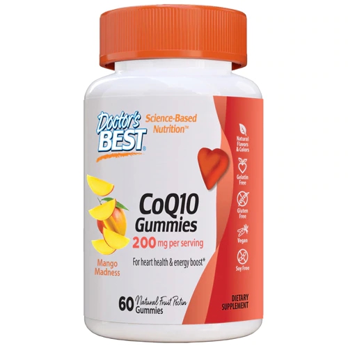 Doctor's Best CoQ10 Gomas Sabor Manga - 200mg - 60 Gomas