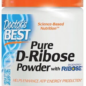 Doctor's Best D-Ribose em Pó com Ribose – 250g: Energia e Recuperação Muscular