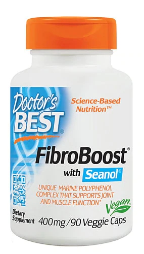 Doctor's Best FibroBoost Seanol 400mg - 90 Cápsulas Veganas