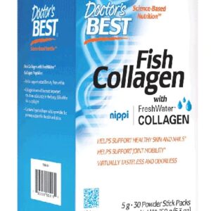 Doctor's Best Fish Collagen with nippi FreshWater™ Collagen -- 30 Packs